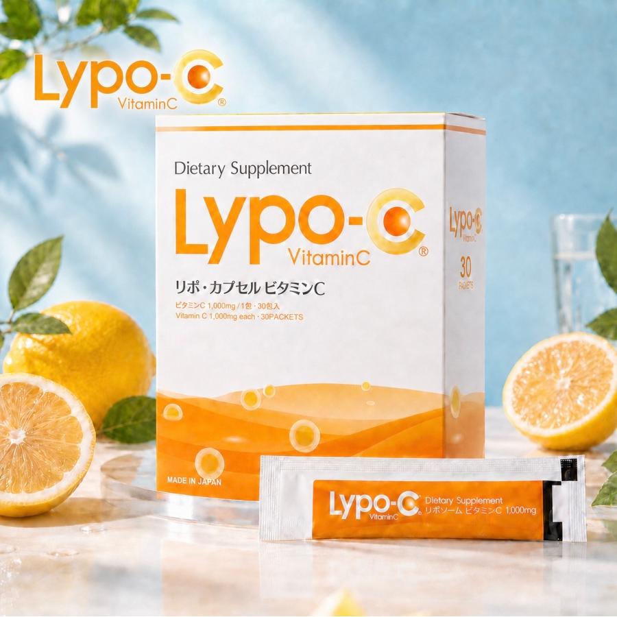 LypoーC リポc ビタミン ソーム サプリ 剤 lypo 飲む 高濃度 りぽ 30包