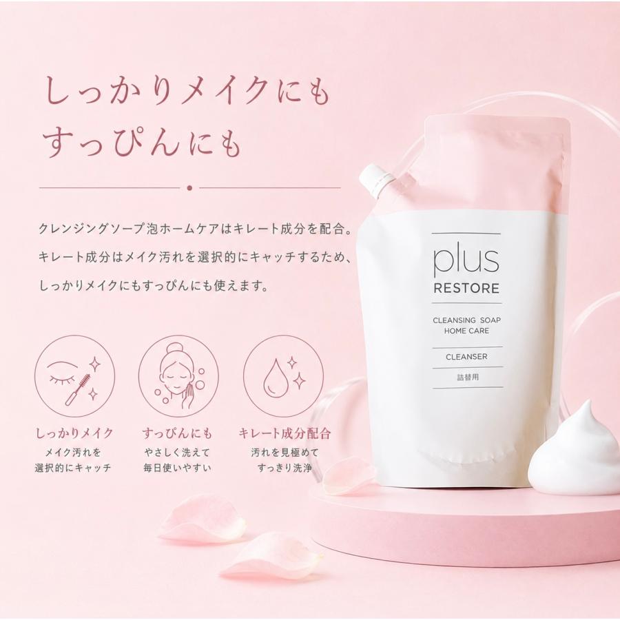 plus RESTORE（プラスリストア） 洗顔 puls 低刺激 敏感肌