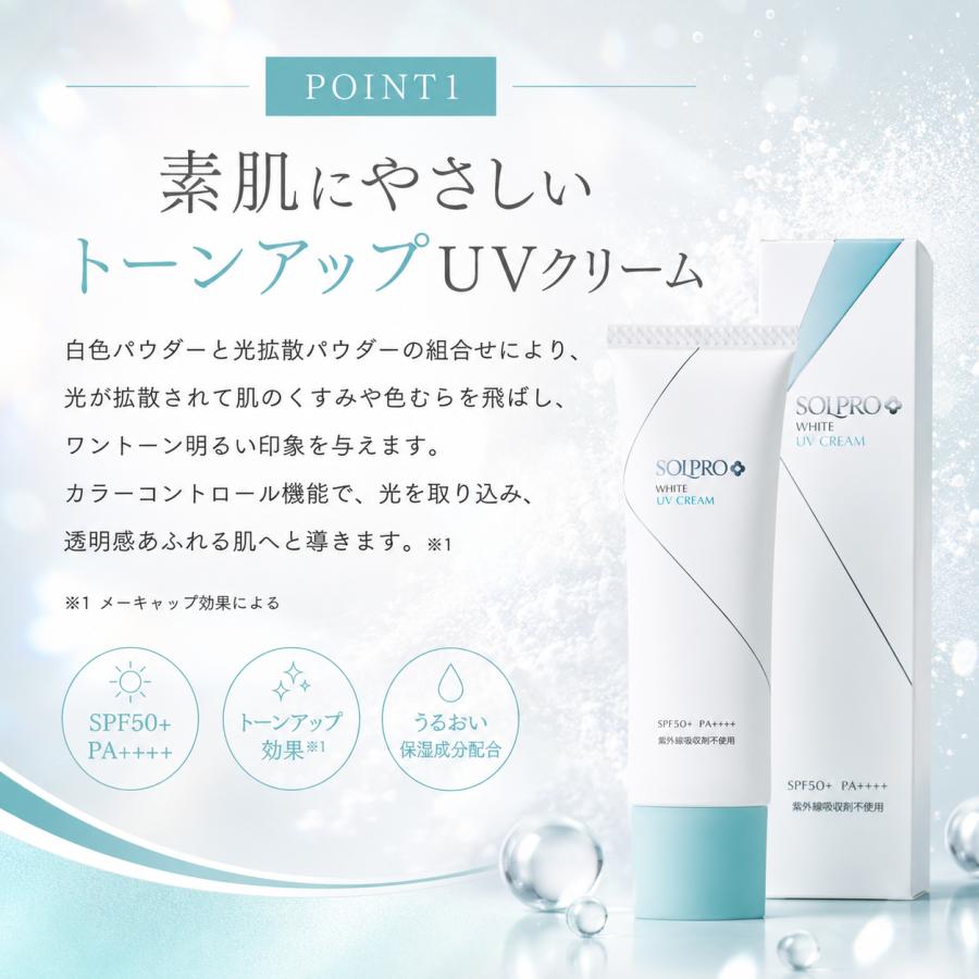 ソルプロプリュスホワイト　2個 ソルプロプリュスホワイト 日焼け止め uv 2本 クリーム SOLPRO WHITE