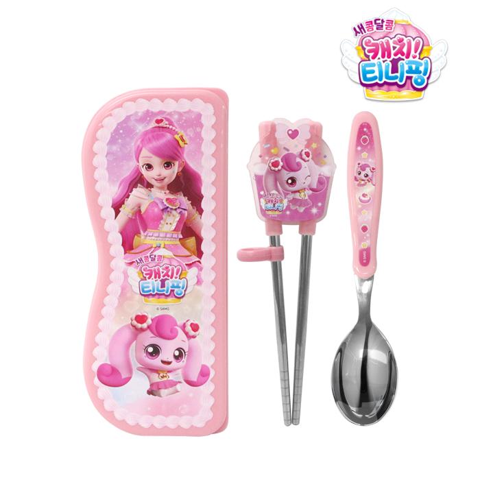 キャッチ！ティニピン」トレーニング箸＆スプーンセット【ハチュピン