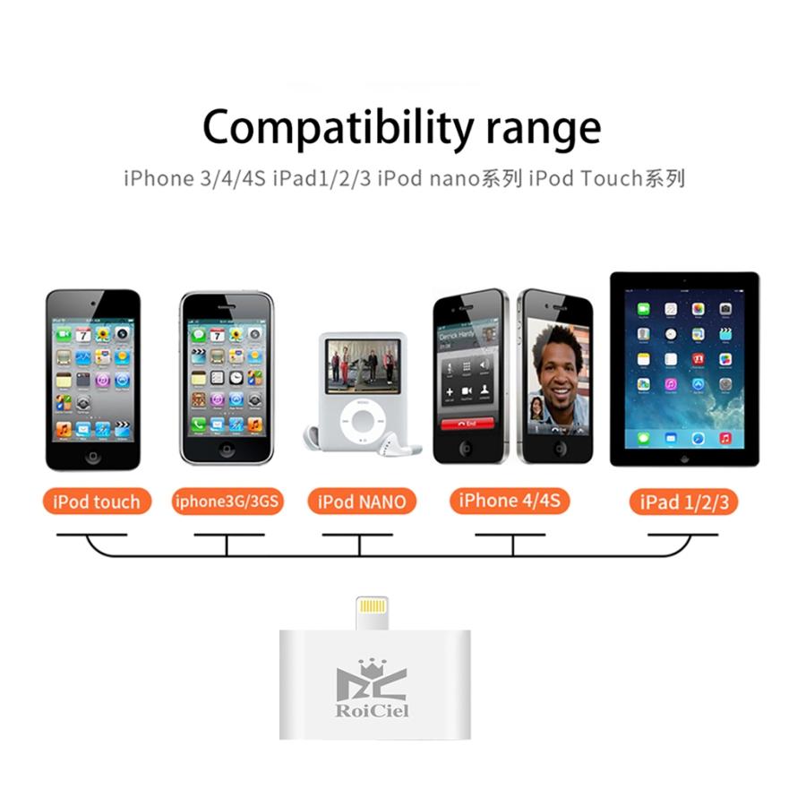 RoiCiel ロイシエル【DOCKからLightningへ変換コネクタ】iPhone4SからiPhone 11 / 11 Pro / 11 Pro Max /iphoneXS/XSMax/XR/X/8/7/6/5へ変換コネクタ 充電器 D…｜koreyoshi｜04