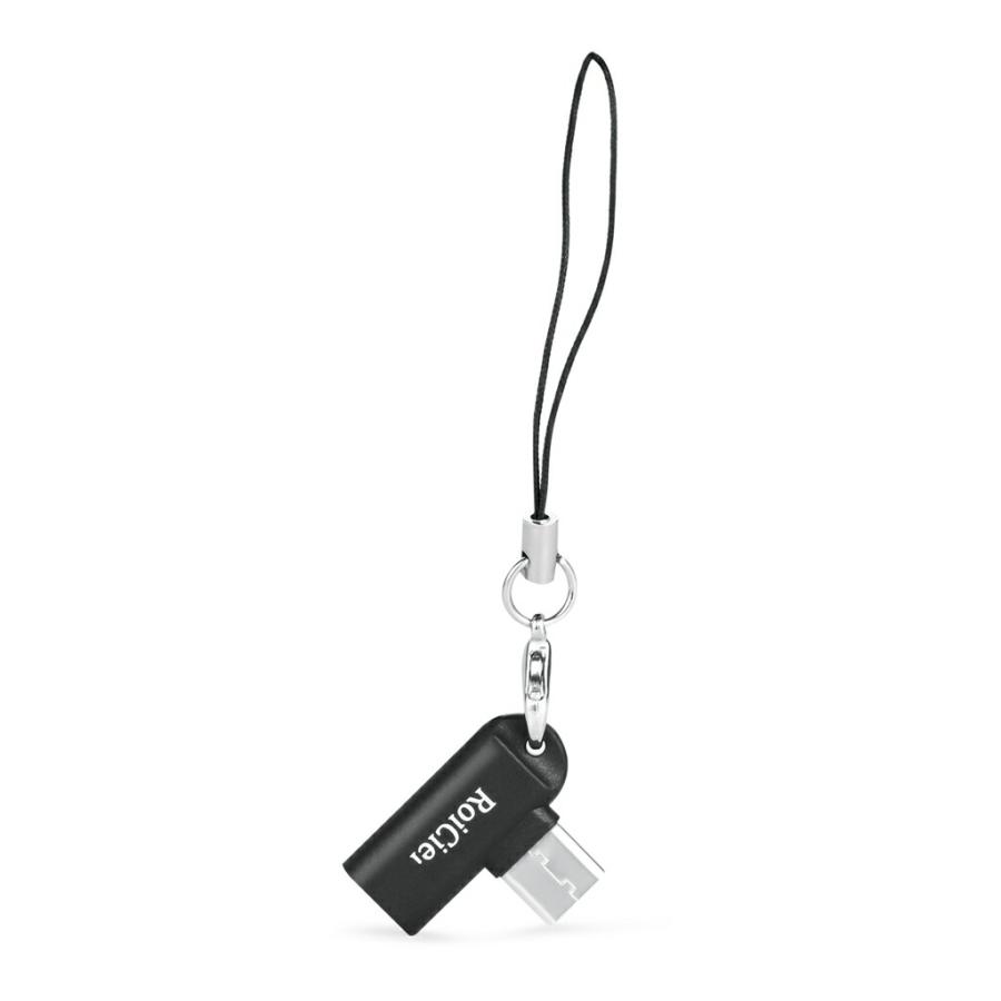 2個セット】RoiCiel L字型MicroからType-Cへ変換アダプター/変換 
