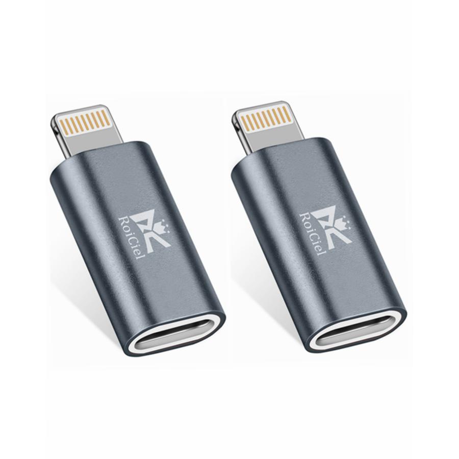 2個セット】RoiCiel iphone変換アタブターType-CからLightningへ