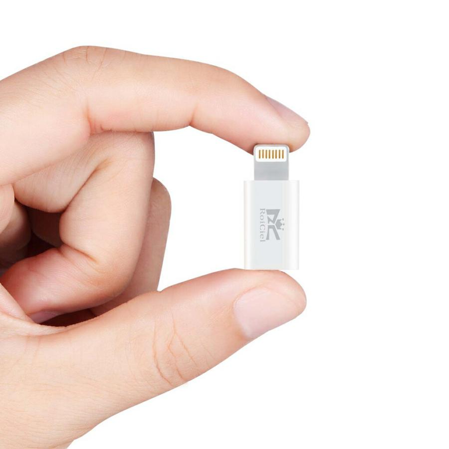 RoiCiel Micro(Type-b)からLightningへ変換コネクター改良版 マイクロ