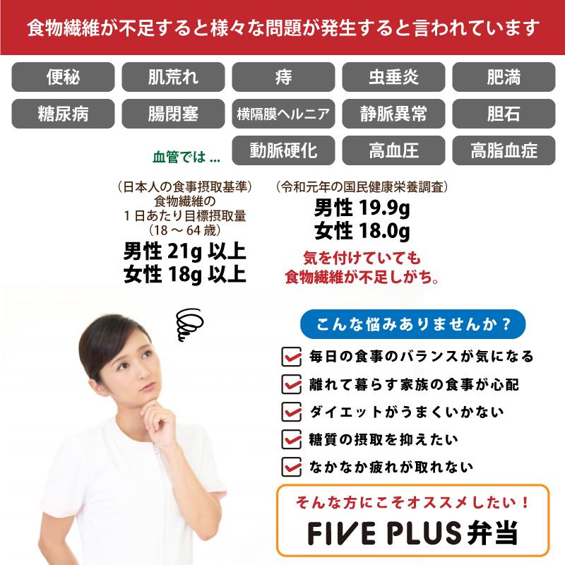 ファイブプラス 医師監修 2コースから選べる 健康維持 冷凍弁当 15食セット 送料込み(一部地域を除く) もち麦 宅配 電子レンジ 惣菜 ダイエット 糖尿病 中性脂肪_4