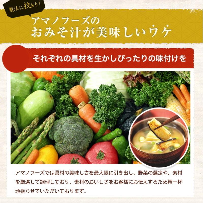 アマノフーズ いつものおみそ汁 30食セット 訳あり　賞味期限短め　送料込 一部地域除く フリーズドライ みそ汁 味噌汁 簡単 インスタント｜korezo-h｜06