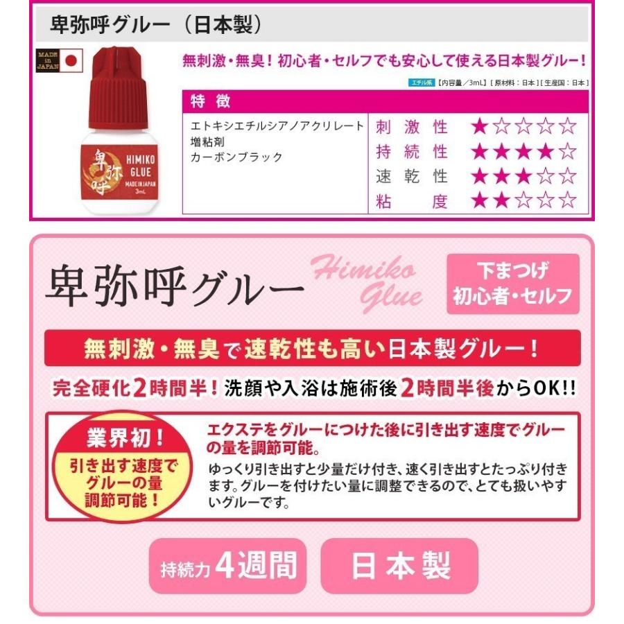 まつげエクステ 5点補充セット B シンデレララッシュ 束タイプ 2個