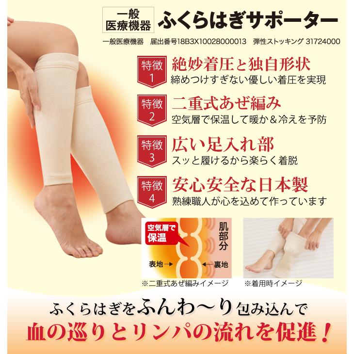 ふくらはぎサポーター 医療用 むくみ解消 静脈瘤 着圧ソックス 超美品の 1足 疲れ サポート 優しい 敬老の日 一般医療機器