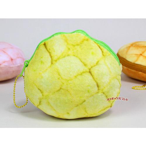 メロンパン ポーチ まるでパンみたいなもちもちポーチ（めろんメロンパン