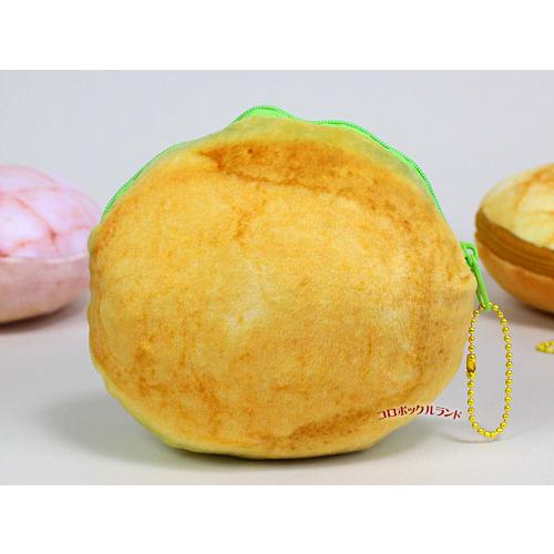 メロンパン ポーチ まるでパンみたいなもちもちポーチ（めろんメロンパン