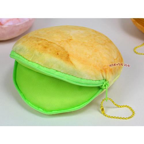 まるでパンみたいなもちもちポーチ（めろんメロンパン