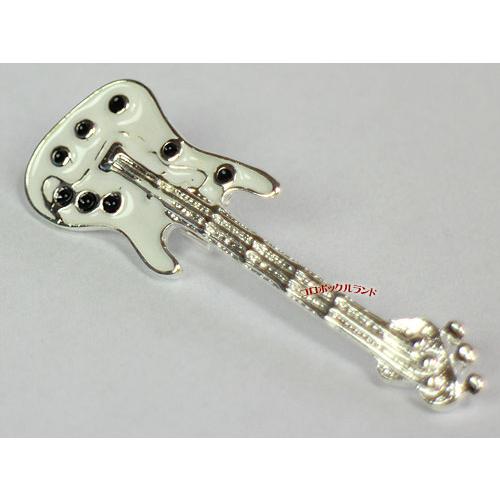 ギターピンバッジ（ホワイト・ブラック） : コロボックルランド ヤフー