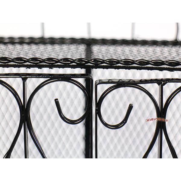 レトロアイアンシェルフ（2段） : コロボックルランド ヤフー店