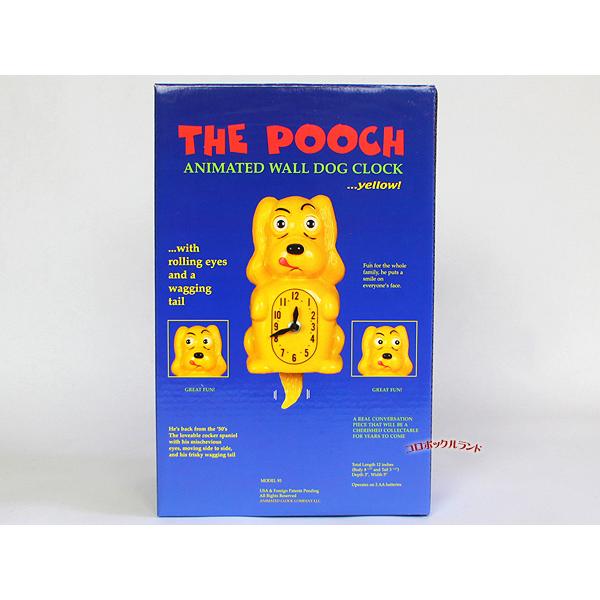 THE POOCH ザ・プーチ 掛時計 箱付 POOCHプーチウォールクロック（イエローPOOCH