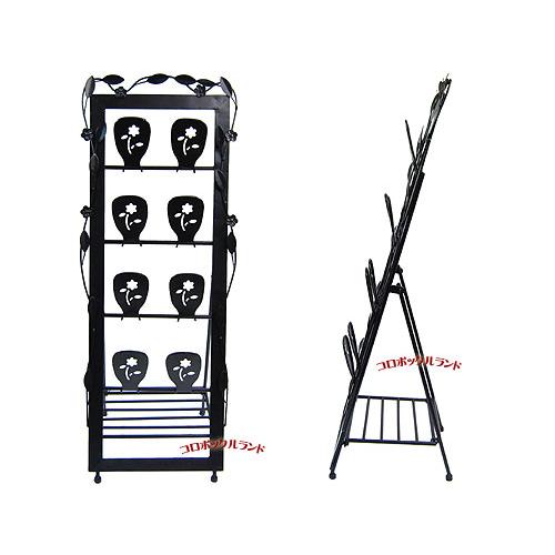 スリッパラック（シルエットフラワー） : コロボックルランド