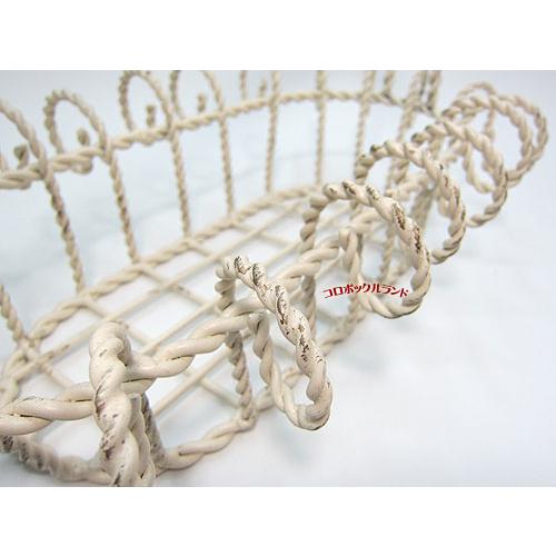 アンティーク調アイアンバスケット : コロボックルランド ヤフー店