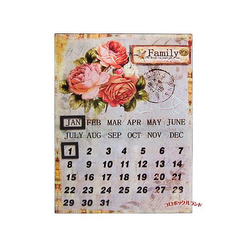 アイアン万年カレンダー（FAMILY） : コロボックルランド ヤフー店