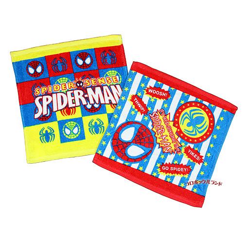 スパイダーマンハンドタオルセット : コロボックルランド ヤフー店