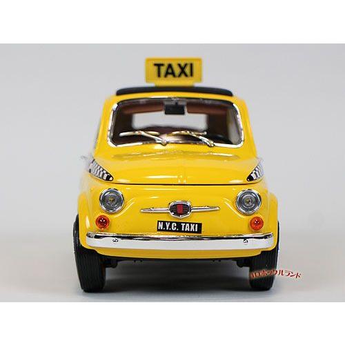 Bburago FIAT 500 タクシー 1/18 Bburago FIAT 500 タクシー 1/18 - メルカリ