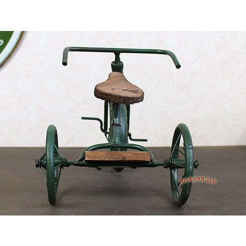 SALE】アイアンオブジェ（三輪車・グリーン） : コロボックルランド