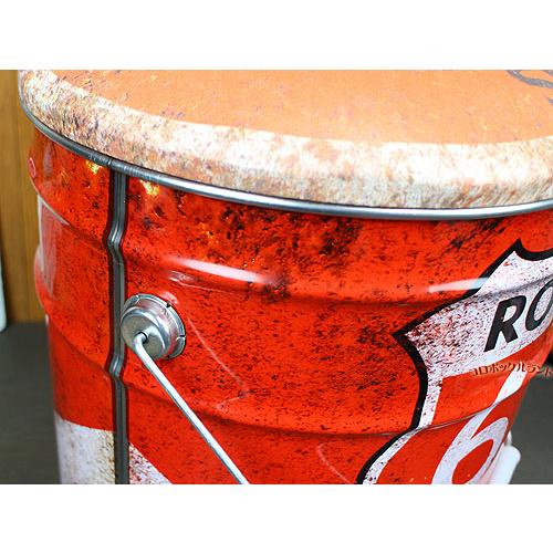 ペール缶スツール（R66-ORANGE） : コロボックルランド ヤフー店