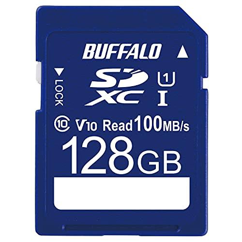 バッファロー SDカード 128GB 100MB/s UHS-1 スピードクラス1