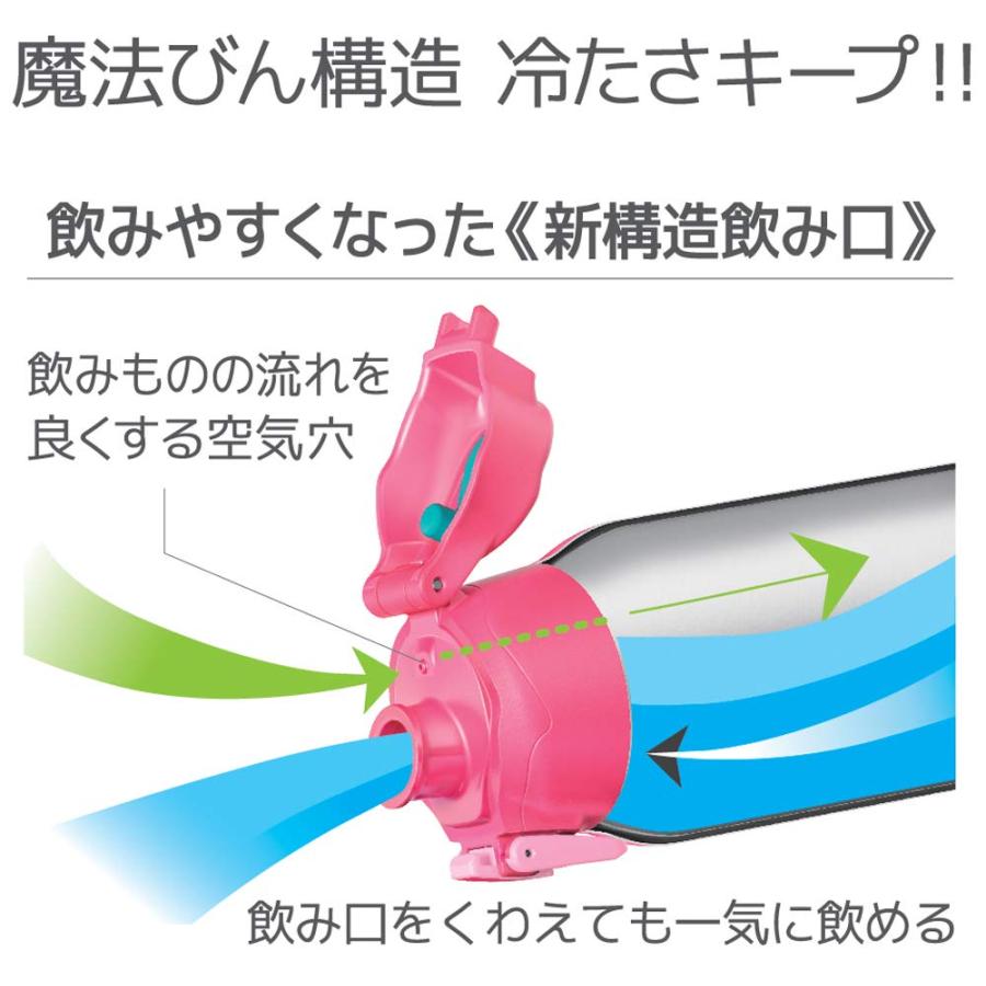 サーモス 水筒 真空断熱スポーツボトル ドットピンク 0.8L FHT-800F D-P｜korokoro-shop｜04