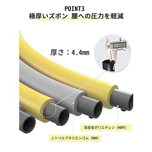 PROIRON フラフープ ダイエット 内部重量が均一 収納袋付き 大人用 子供用 最大直径98cm 0.95kg 柔らかい素材 厚さ4.4 mm 組み立てと分解が簡単｜korokoro-shop｜05