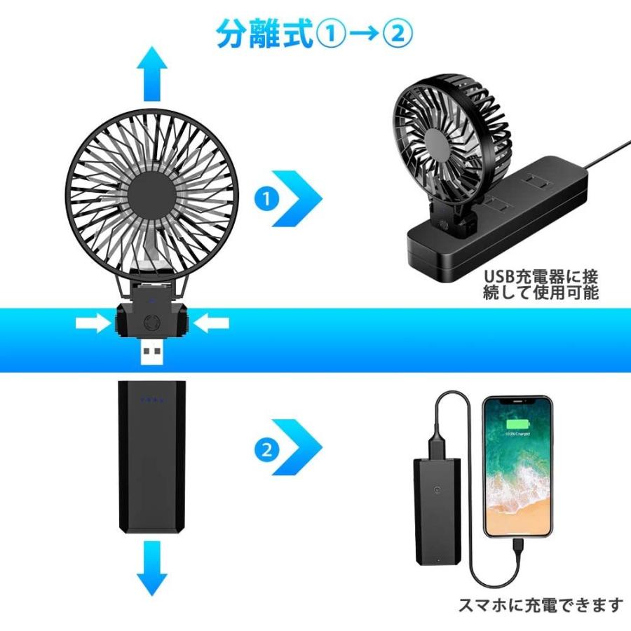 バーゲンで 手持ち扇風機 携帯扇風機 卓上 扇風機 Usb充電式 50mahモバイルバッテリー 携帯ファン 静音 持ち運びに便利 熱中症対策 Cisama Sc Gov Br