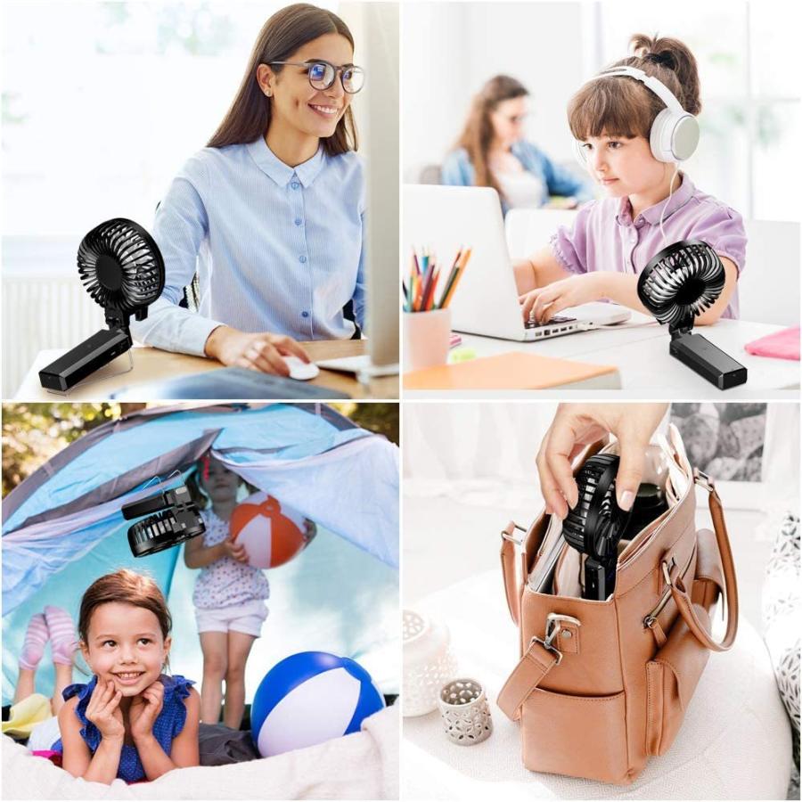 バーゲンで 手持ち扇風機 携帯扇風機 卓上 扇風機 Usb充電式 50mahモバイルバッテリー 携帯ファン 静音 持ち運びに便利 熱中症対策 Cisama Sc Gov Br