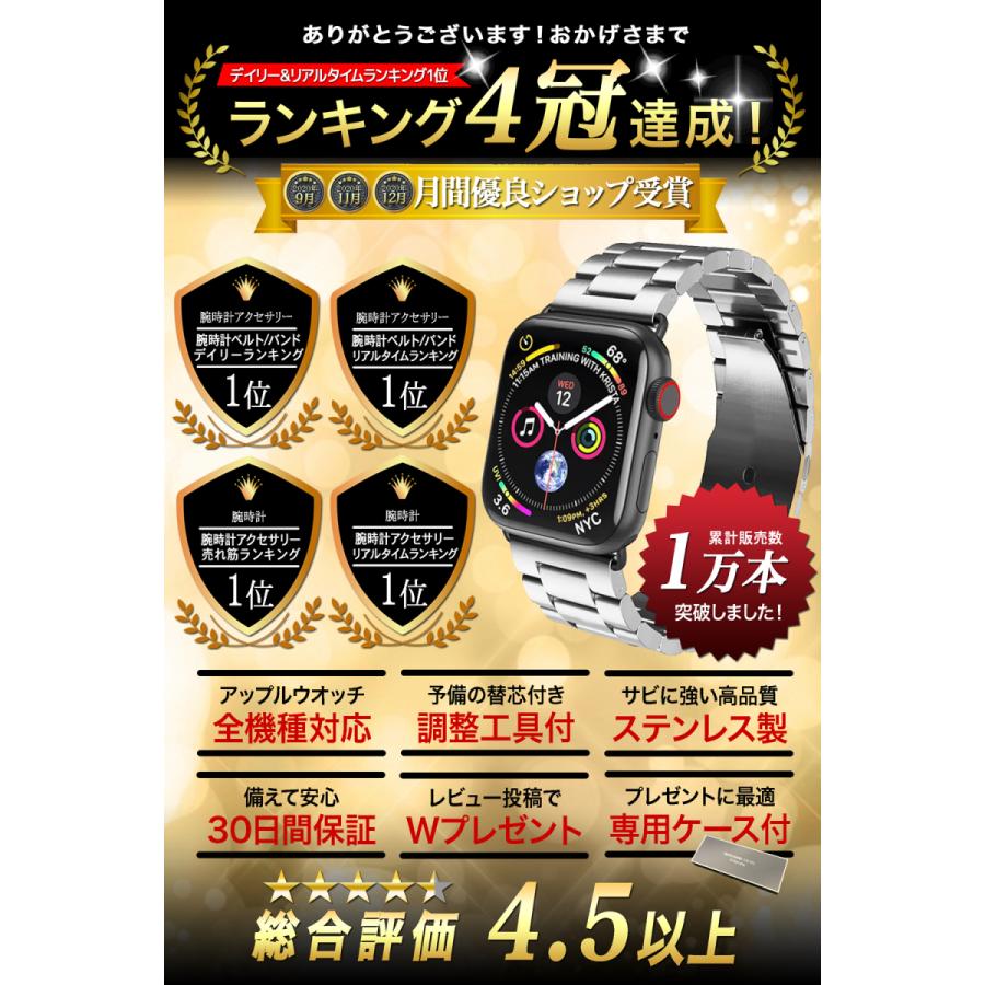 アップルウォッチ バンド Applewatch バンド ステンレス 交換ベルト 38mm 42mm 40mm 44mm 02 09 コルハ 通販 Yahoo ショッピング