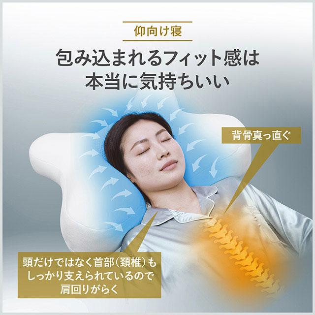 睡速1.0 フィットするX型形状枕 日本製 特許技術採用 : Koryo market