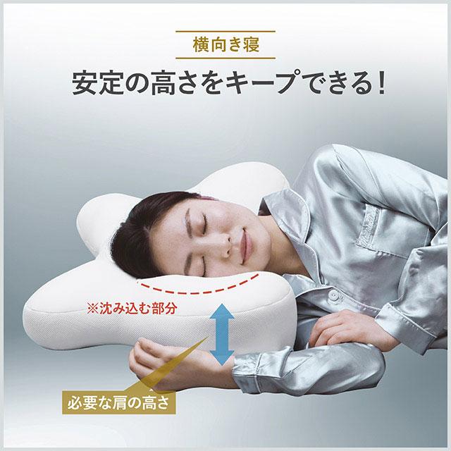 特許技術採用 X型状枕 特許技術採用 X型状枕 睡速1.0 フィットするX型形状枕 日本製 特許技術