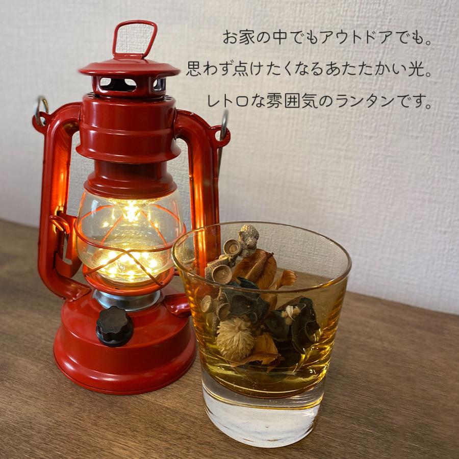 ランタン おしゃれ LED led アンティーク インテリア 赤 屋外 レトロ 乾電池 乾電池式 キャンプ 照明 シンプル ヴィンテージ 調光 かっこいい |  | 02
