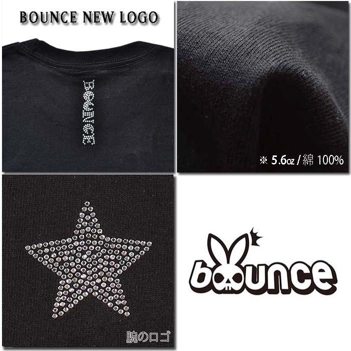 新作 送料無料 BOUNCE バウンス smile スマイル ラインストーンロゴ 