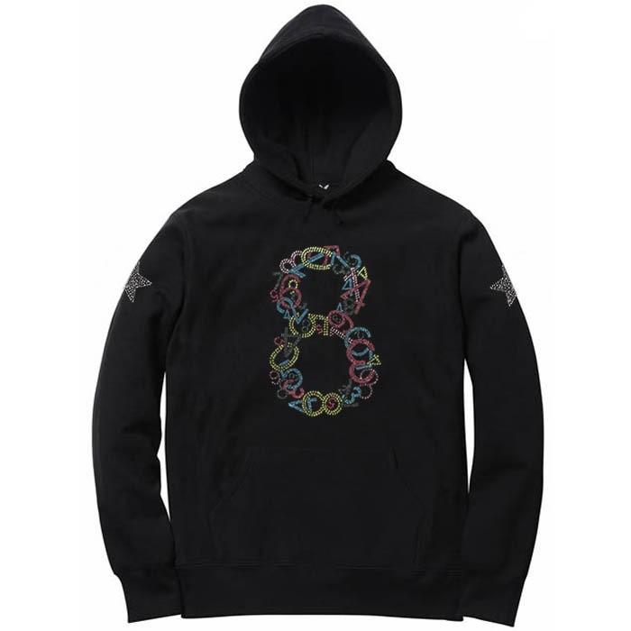 送料無料 BOUNCE バウンス NUMBER 8 数字8番 フードパーカー 送料無料 BOUNCE バウンス NUMBER 8 数字8番 フードパーカー