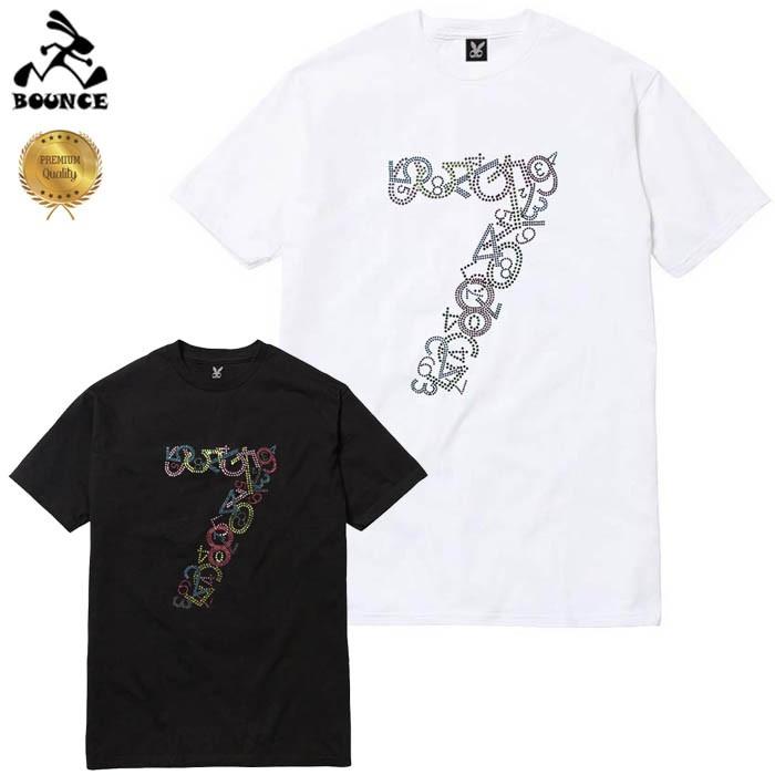 送料無料 BOUNCE バウンス number7 数字の7番 ラインストーン