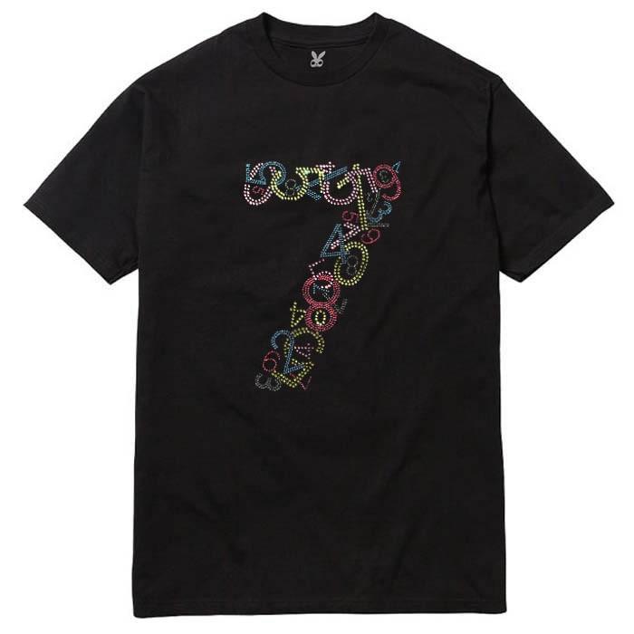 送料無料 BOUNCE バウンス number7 数字の7番 ラインストーン