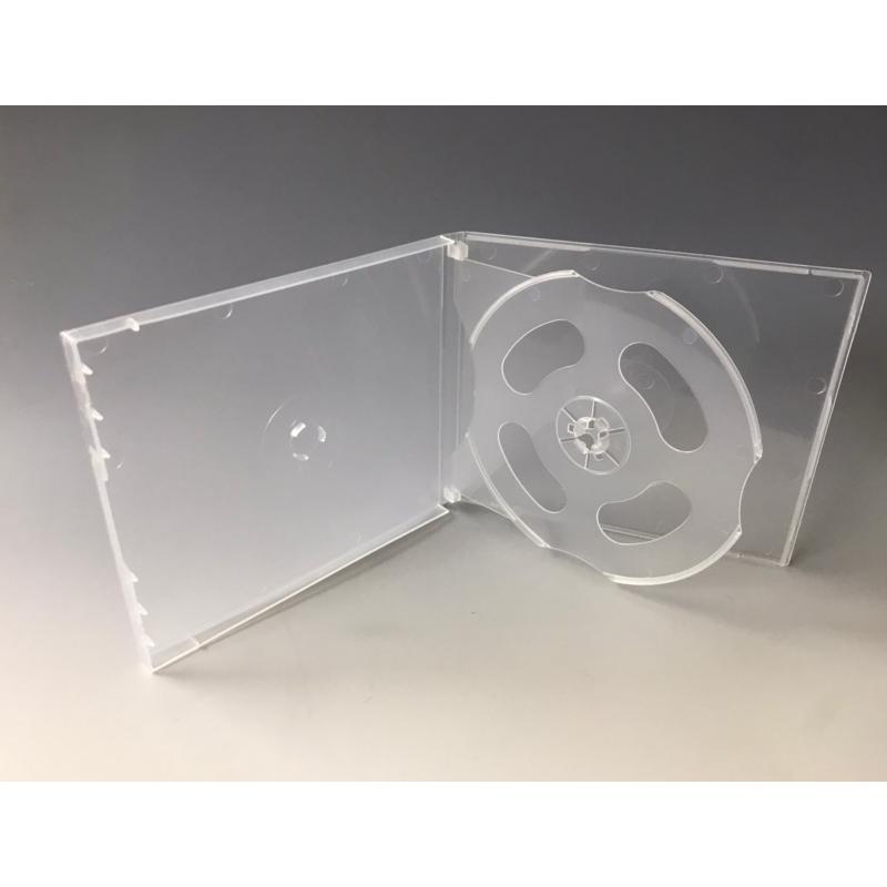 pp-「p」　4枚 4ディスクPPケース（オールPPタイプ） 200個 CDケース 4枚用 : DVD・CD