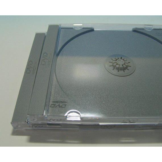 DVDジュエルケース A型 グレー 50個 高品質タイプ dvdjewelcase50DVD・CDケース卸販売コーサカ 通販