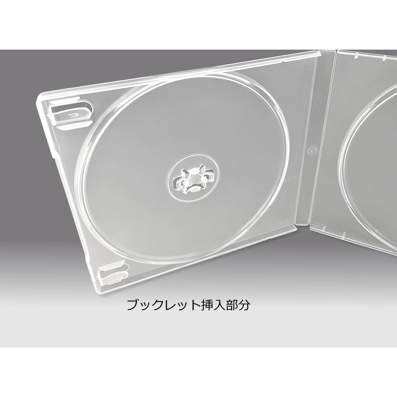 12mm厚2枚用CDケースサイズ(Mロック)/160個 CDケース 2ディスクケース