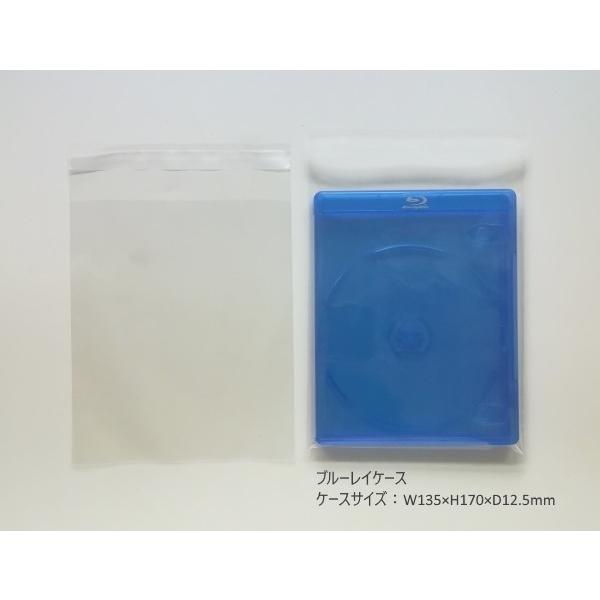 OPP袋（ブルーレイケース用） 100枚セット 1枚5.4円 無地袋 透明袋 メール便発送可能