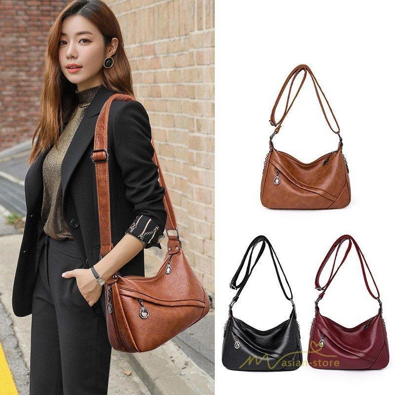 ショルダーバッグ レディース 斜めがけ レザーバッグ ママバッグ 肩掛け 多機能 通勤 通学 仕事 軽い 人気 おしゃれ 斜めがけ カバン フォーマル 母の日 50代 Pd28d 小坂商会 通販 Yahoo ショッピング