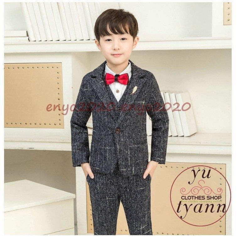 買得 90 男の子 スーツ 入学式 卒業式 100 5点セット 子供スーツ 入園式 卒園式 フォーマル 細身 ズボン ベスト ジャケット 170 160 150 140 130 1 110 スーツ ブレザー サイズ 150cm Proksi Si