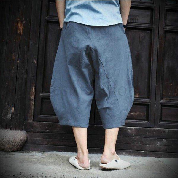 レビューで送料無料 ボトムス パンツ ワイドパンツ ガウチョパンツ サルエルパンツ スカーチョ 大人気 ワイドパンツ ガウチョパンツ サルエルパンツ スカーチョ 大きいサイズ メンズ ハーフパンツ 七分丈 ボトムス メンズパンツ ショートパンツ トレーニング Www