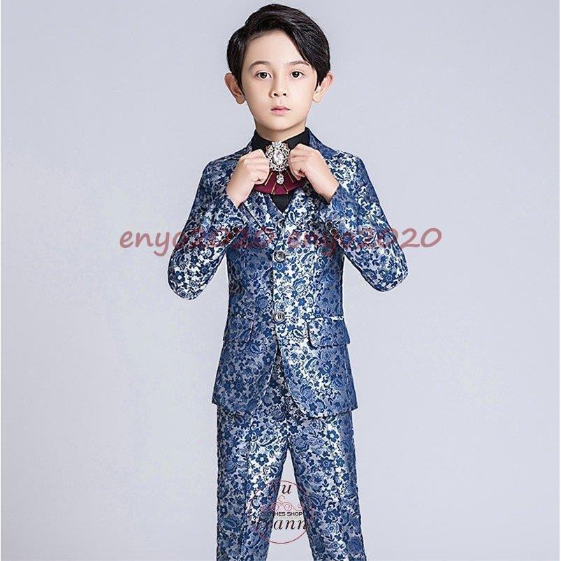 史上一番安い 入学式スーツ キッズ 男の子 おしゃれ 長袖 子供スーツ スーツ 結婚式 七五三 入園式 5点セット 花柄 タキシード ズボン ベスト フォマール 男の子 フォーマルスーツ エレガント キッズ 発表会 結婚式 フォーマル ドレス スーツ Axtechnology Eu