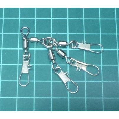 タコ釣り用 タコエギ用 トリプルスナップ （2個入り） : 考作釣具工房