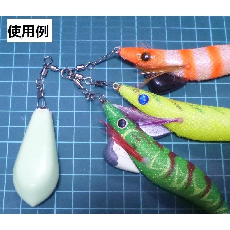 タコ釣り用 タコエギ用 トリプルスナップ （2個入り） : 考作釣具工房