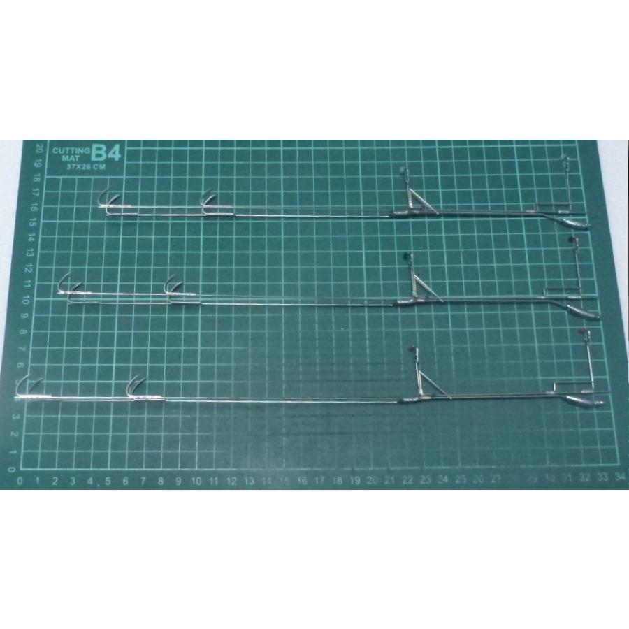 ローラー付きヤエン 考作ヤエン新極上軽量ダブル 跳ね上げ式 30cm 32cm