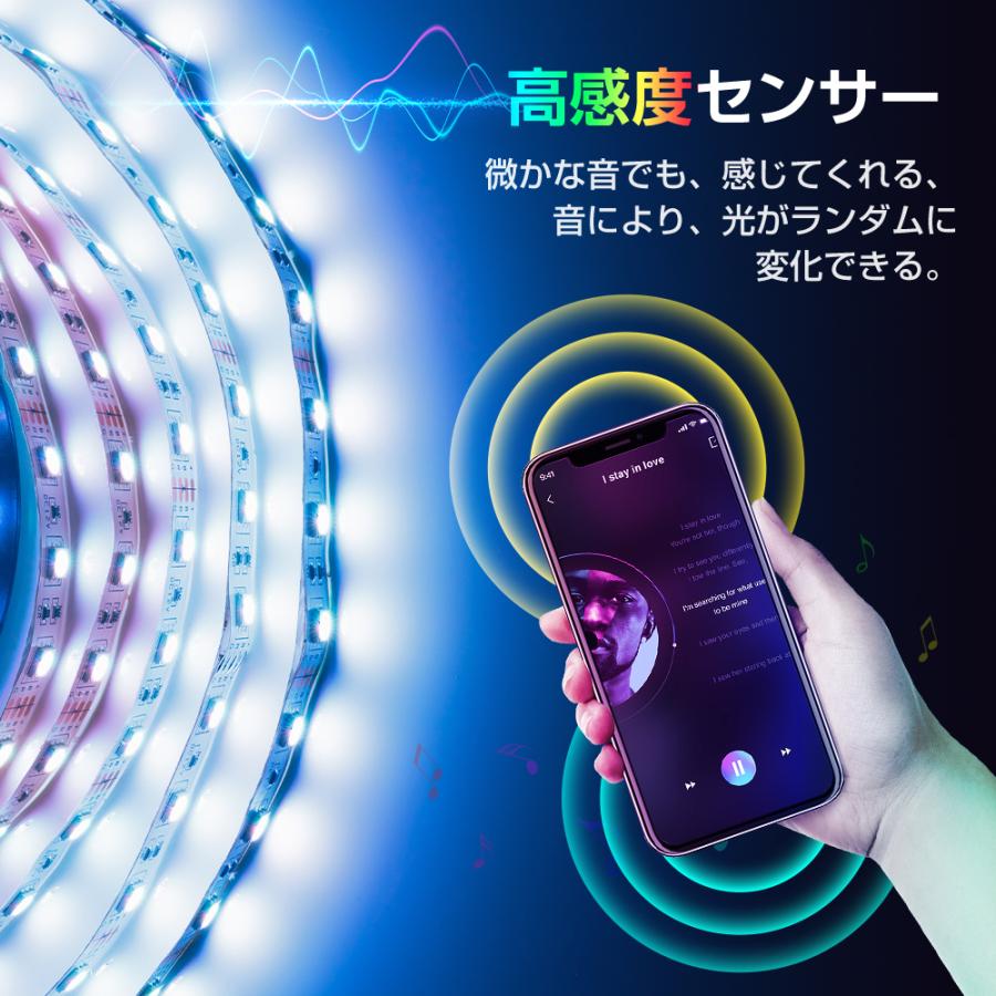 LEDテープライト 調光可能 5M テープライト DIY LEDテープ RGB LEDテープライト 調光可能 5M テープライト DIY LEDテープ RGB